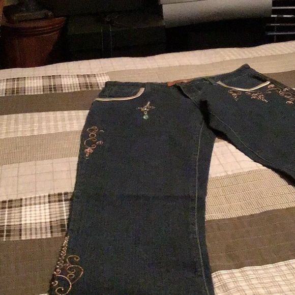 Nice jeans flare bottom size 27 new no tags - Picture 3 of 6